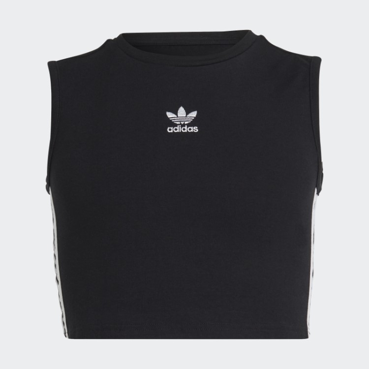 Regata Preta Adidas Adicolor Cropped