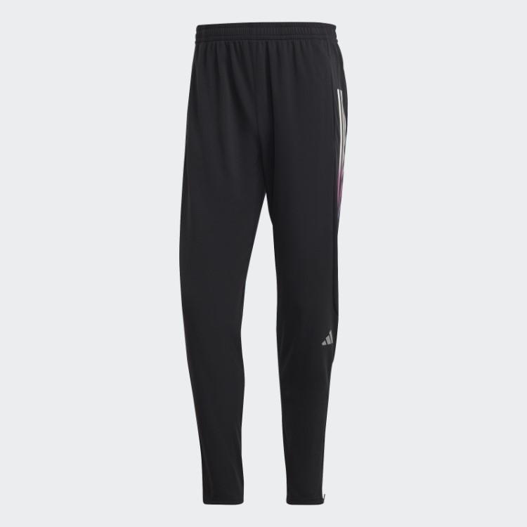 Calça Adidas Black Run Icons Com As Três Listras