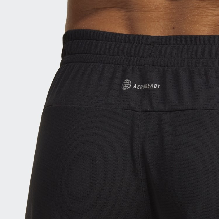 Calça Adidas Black Run Icons Com As Três Listras