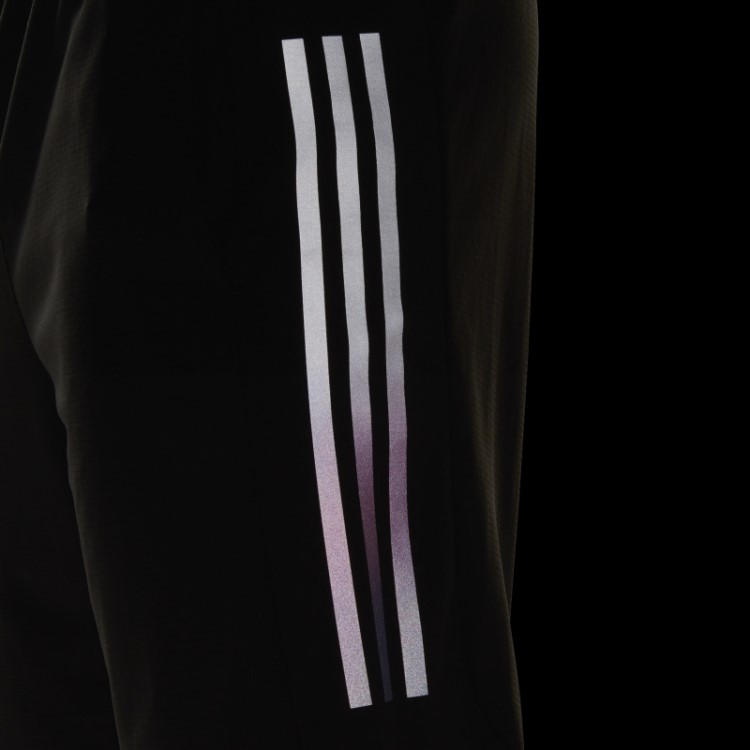Calça Adidas Black Run Icons Com As Três Listras