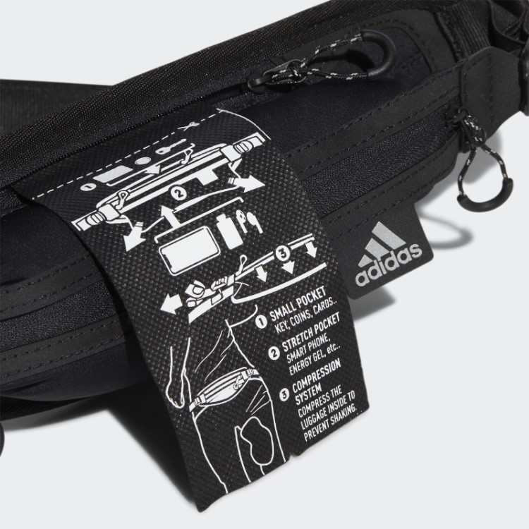 Bolsa De Cintura Para Equipamento De Corrida Adidas Preta