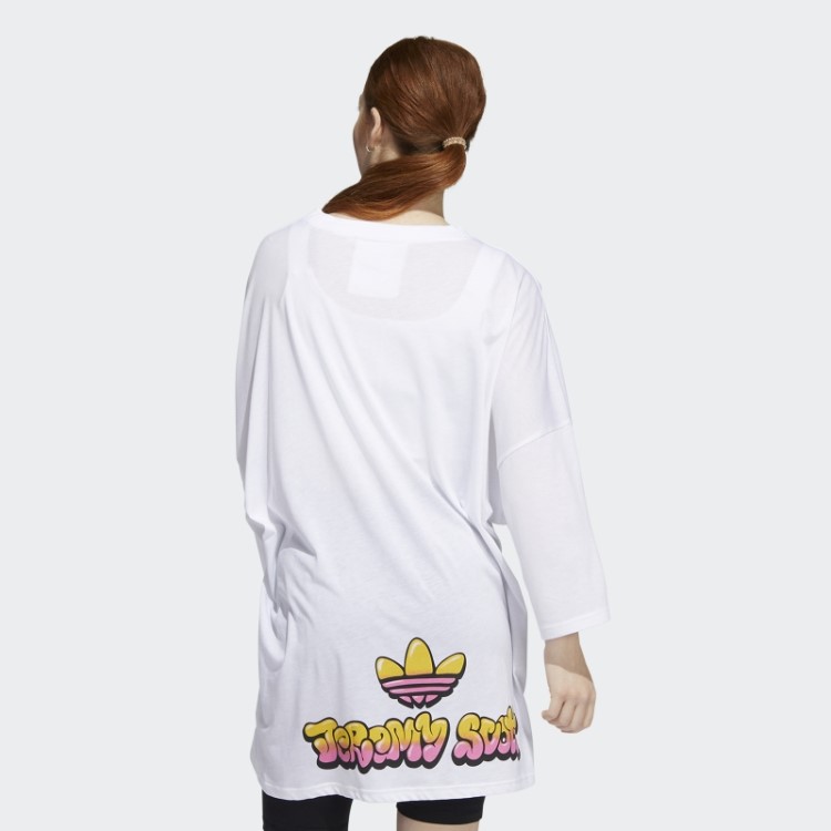 Vestido Jeremy Scott Branco Adidas
