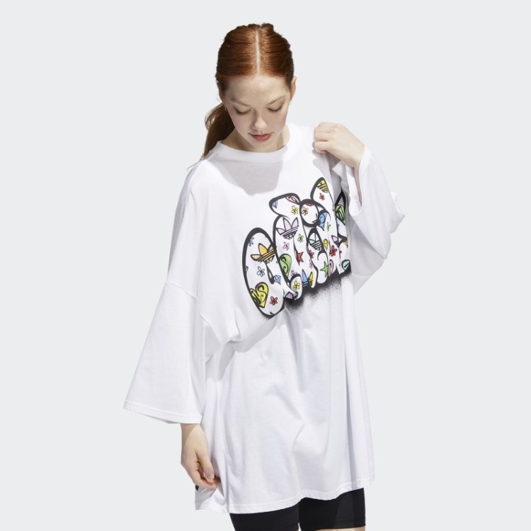 Vestido Jeremy Scott Branco Adidas
