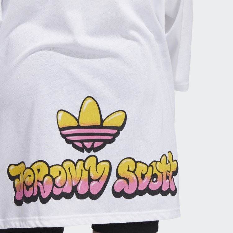 Vestido Jeremy Scott Branco Adidas