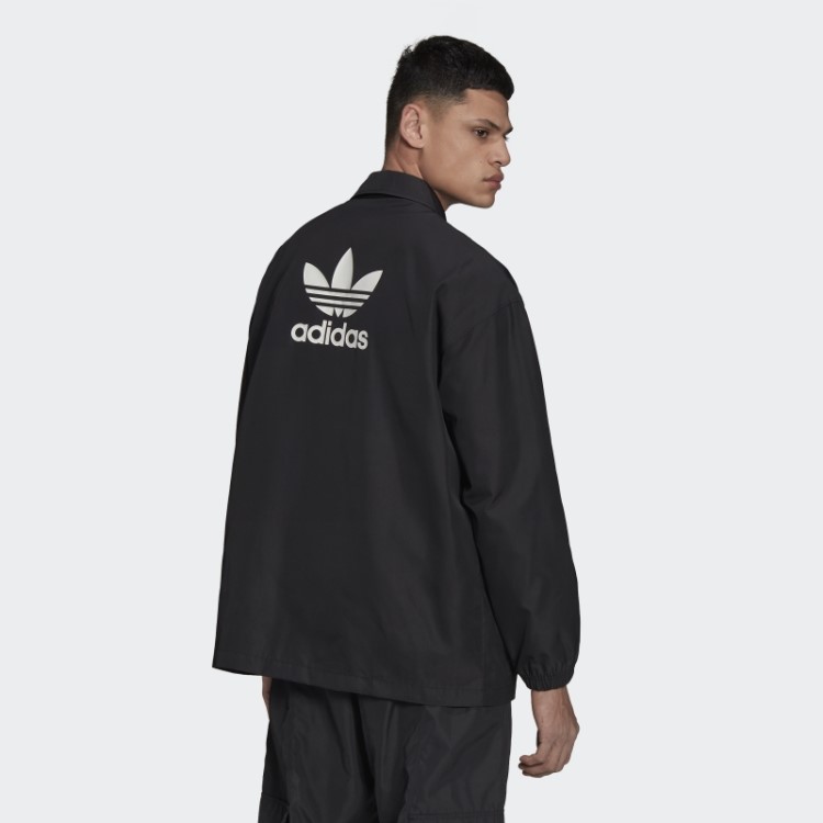 Jaqueta Preta Adicolor Classics Trefoil Adidas