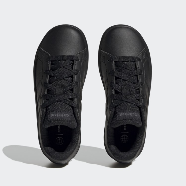 Tênis Adidas Grand Court Lifestyle Com Cadarço Cinza