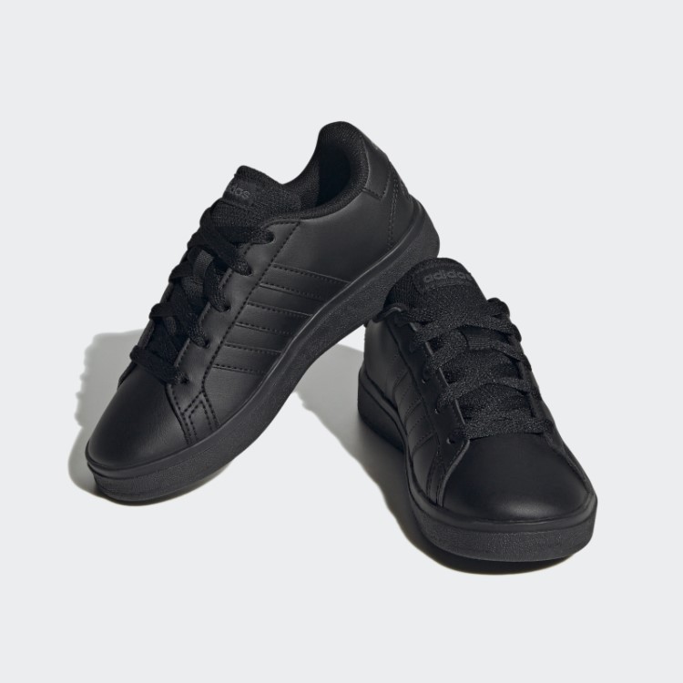 Tênis Adidas Grand Court Lifestyle Com Cadarço Cinza
