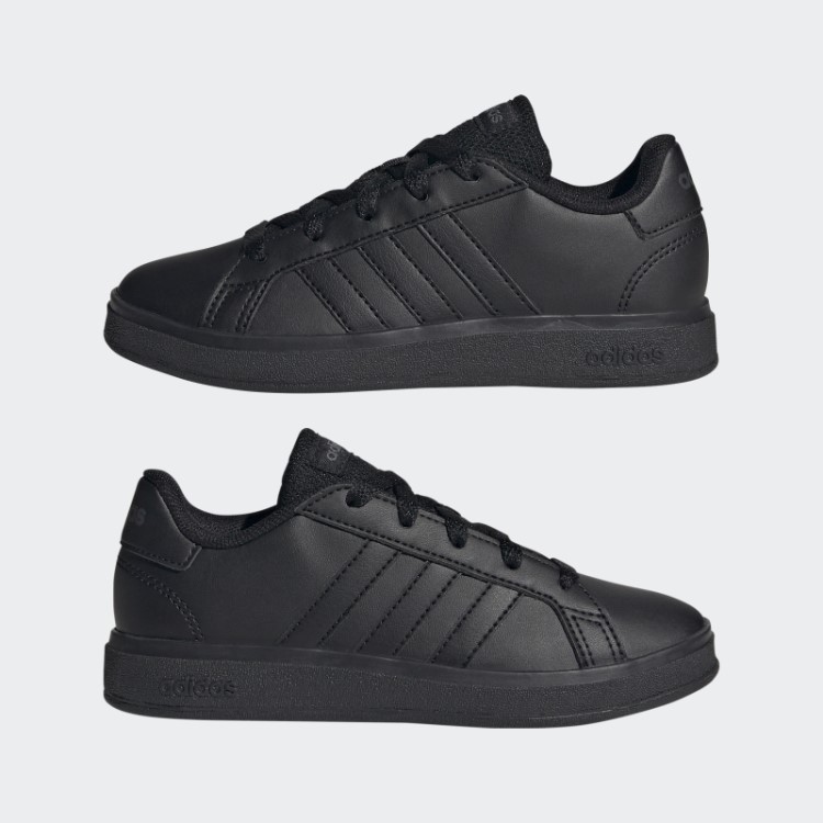 Tênis Adidas Grand Court Lifestyle Com Cadarço Cinza