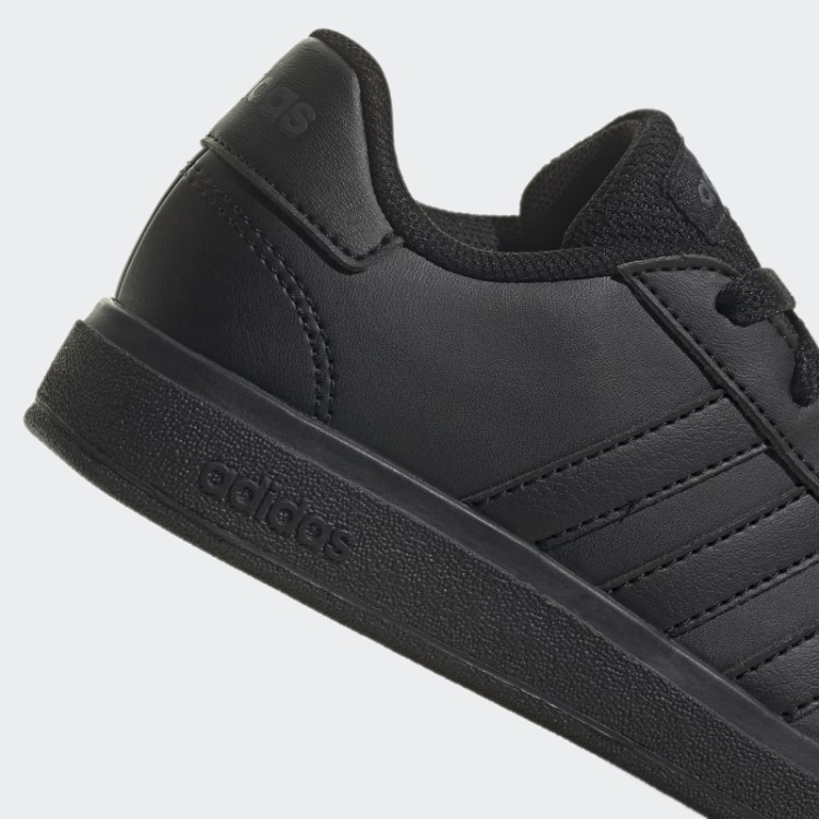 Tênis Adidas Grand Court Lifestyle Com Cadarço Cinza