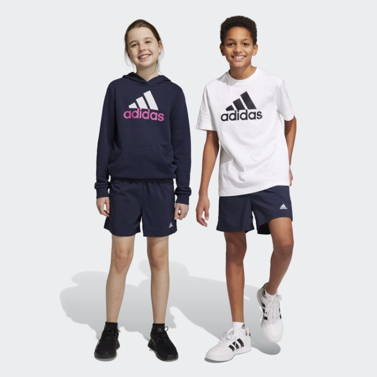 Shorts Chelsea Com Logotipo Pequeno Essencial Adidas Ink