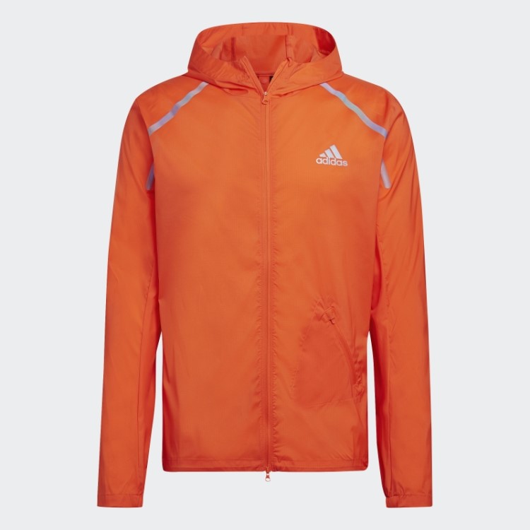 Jaqueta Laranja Adidas Marathon