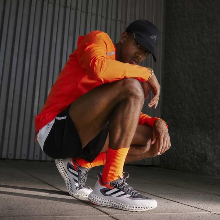 Jaqueta Laranja Adidas Marathon