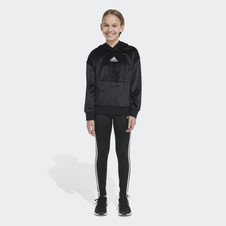 Moletom Com Capuz De Lã Aconchegante Adidas