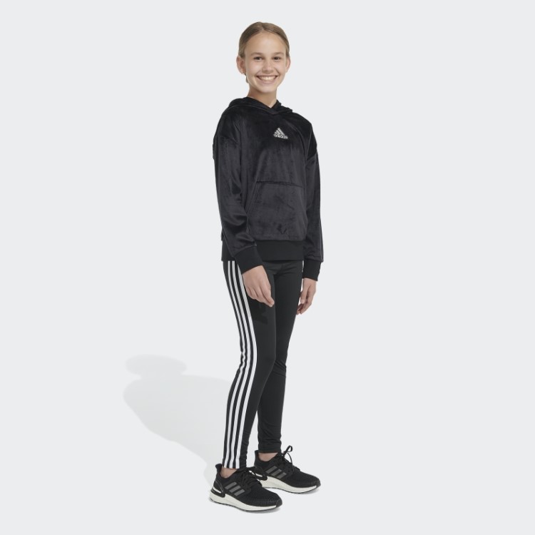 Moletom Com Capuz De Lã Aconchegante Adidas