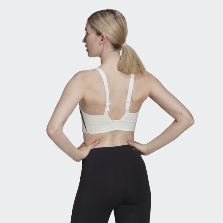 Powerimpact Luxe Training Sutiã Hiit De Suporte Médio Branco Adidas