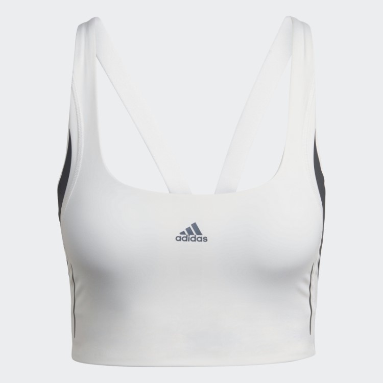 Powerimpact Luxe Training Sutiã Hiit De Suporte Médio Branco Adidas