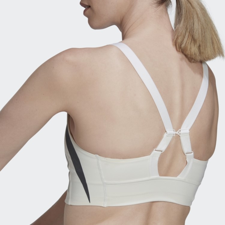 Powerimpact Luxe Training Sutiã Hiit De Suporte Médio Adidas Branco