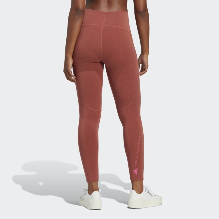 Leggings De Ioga Adidas By Stella Mccartney 7/8 Sépia Quentes