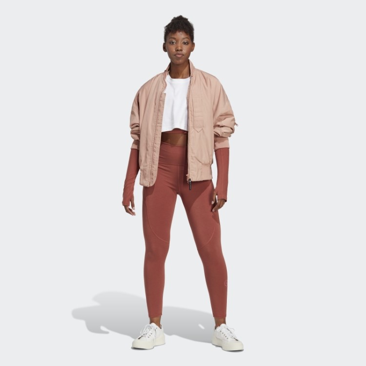 Leggings De Ioga Adidas By Stella Mccartney 7/8 Sépia Quentes