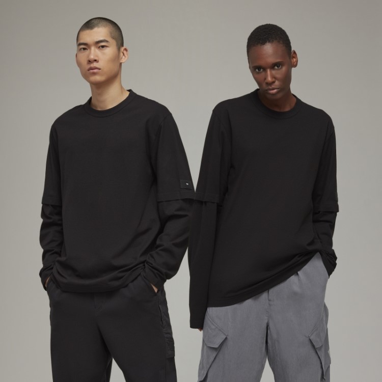 Adidas Y-3 Camiseta Crepe Manga Longa