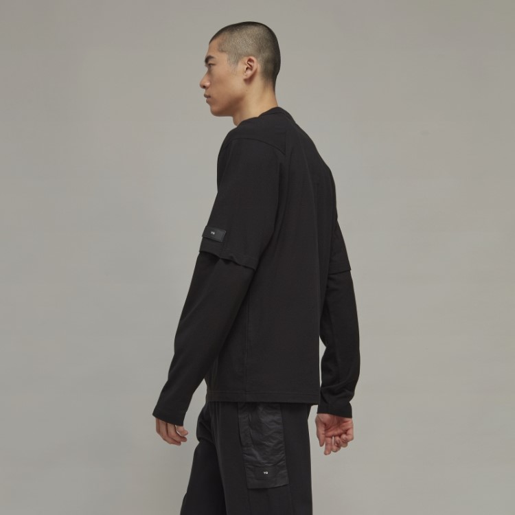 Adidas Y-3 Camiseta Crepe Manga Longa
