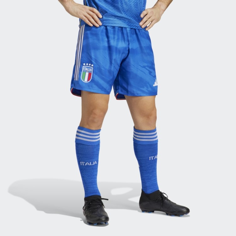 Calção Adidas Blue Italy 23 Home Autêntico