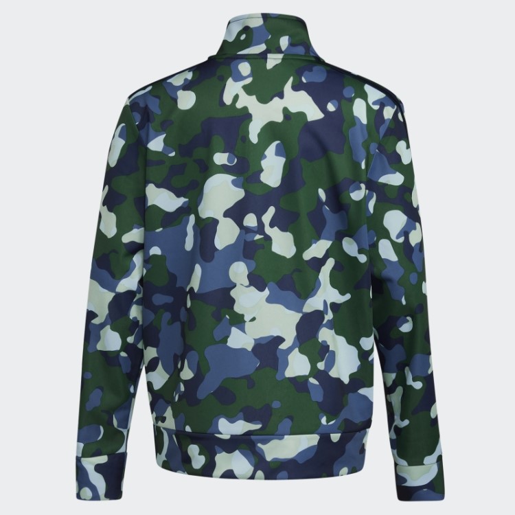 Core Camo Jaqueta De Tricot Azul Marinho Adidas