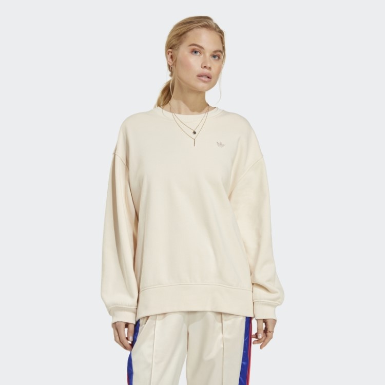 Premium Essentials Moletom Oversized Adidas Branco