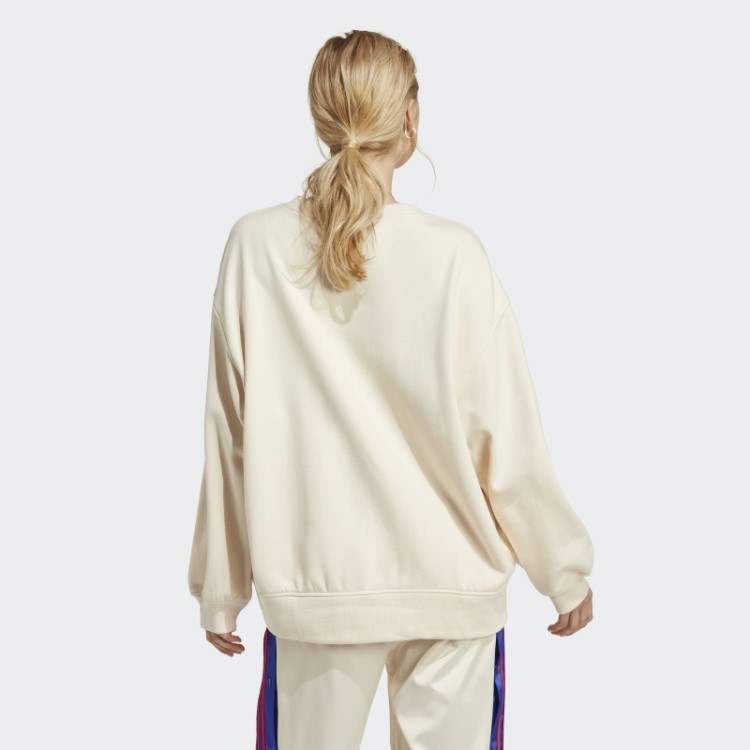 Premium Essentials Moletom Oversized Adidas Branco