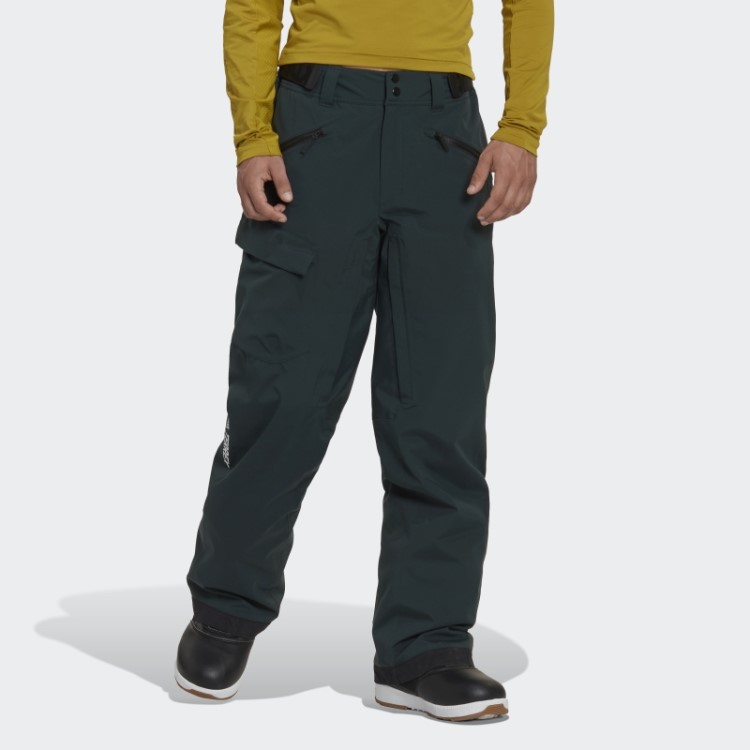 Calça De Neve Com Isolamento De Duas Camadas Verde Adidas Terrex Resort