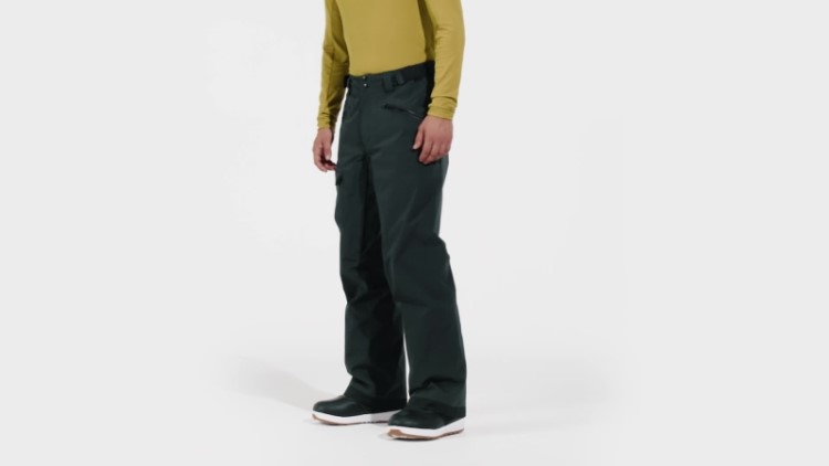 Calça De Neve Com Isolamento De Duas Camadas Verde Adidas Terrex Resort