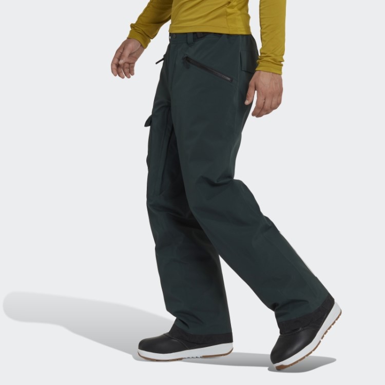 Calça De Neve Com Isolamento De Duas Camadas Verde Adidas Terrex Resort