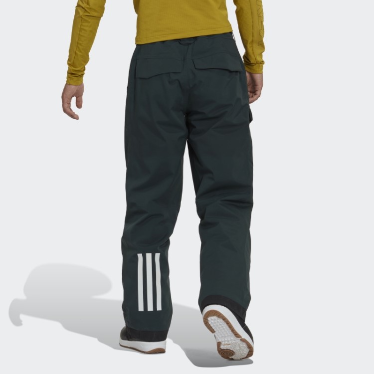 Calça De Neve Com Isolamento De Duas Camadas Verde Adidas Terrex Resort