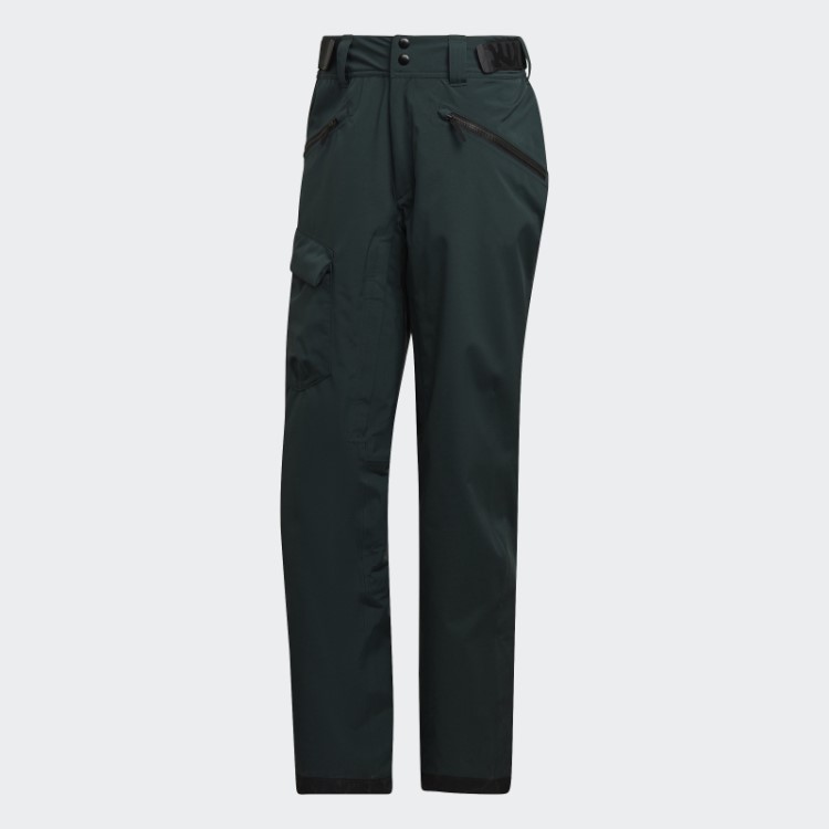 Calça De Neve Com Isolamento De Duas Camadas Verde Adidas Terrex Resort
