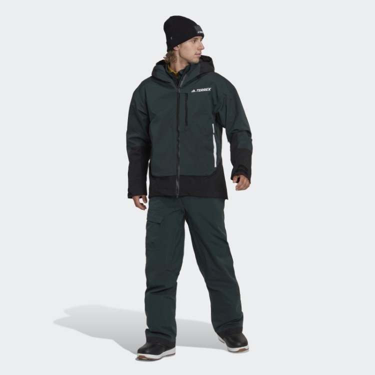 Calça De Neve Com Isolamento De Duas Camadas Verde Adidas Terrex Resort