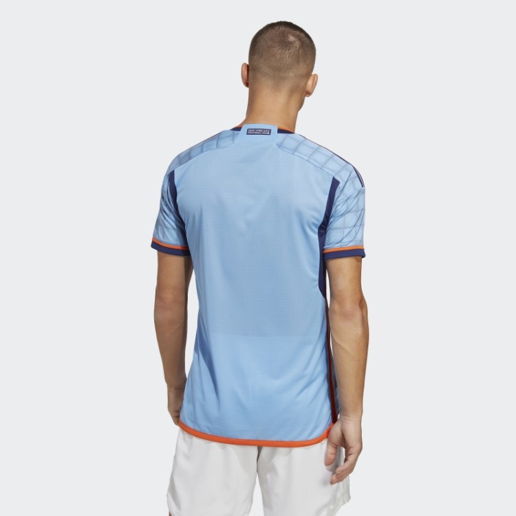 Nova York City Fc 23/24 Home Autêntico Jersey Adidas Bahia Azul Claro