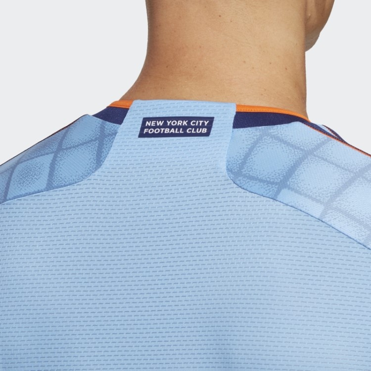 Nova York City Fc 23/24 Home Autêntico Jersey Adidas Bahia Azul Claro