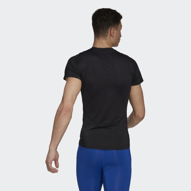 Camiseta De Treino Techfit Preta Adidas