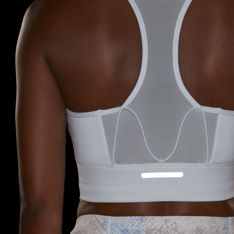Sutiã De Bolso De Corrida De Suporte Médio Adidas Branco