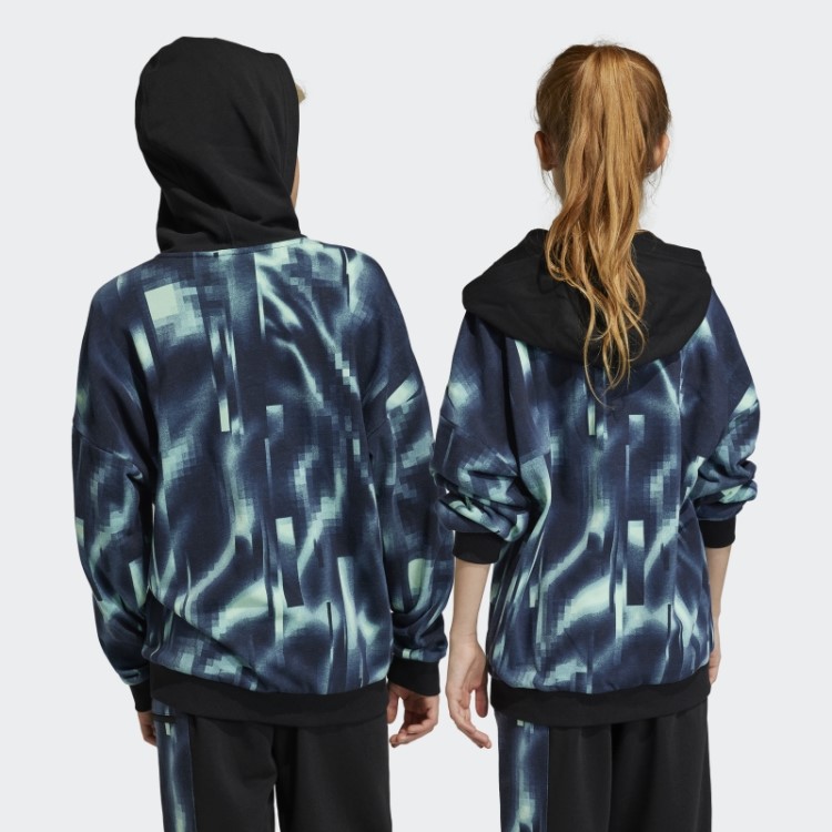 Moletom Com Capuz Preto Adidas Arkd3 Solto Na Moda