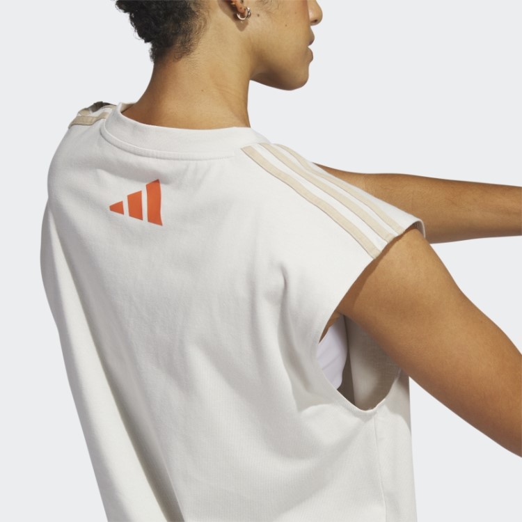 Selecione Top Sem Mangas Adidas Alumínio
