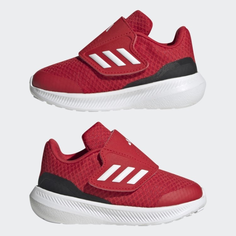 Tênis Runfalcon 3.0 Com Velcro Escarlate Adidas