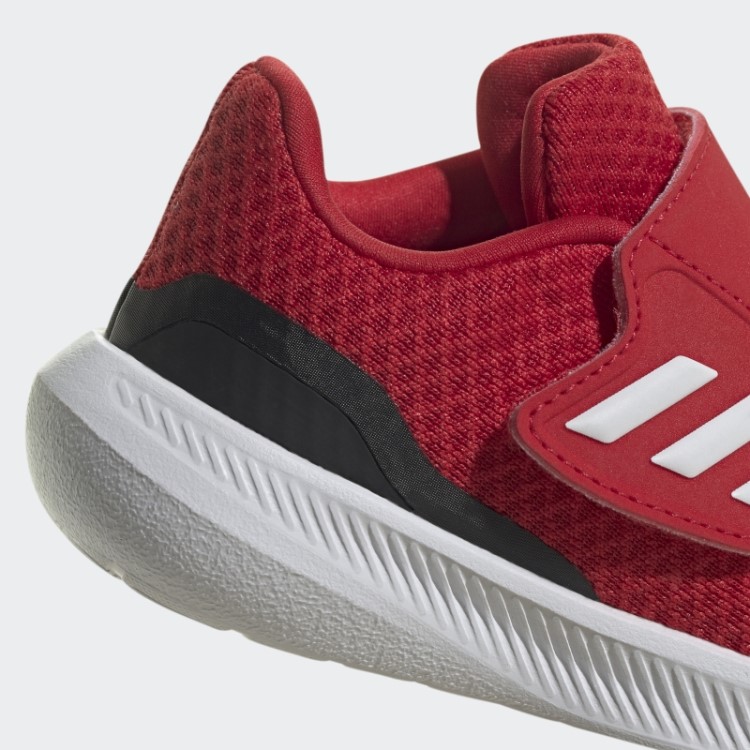 Tênis Runfalcon 3.0 Com Velcro Escarlate Adidas