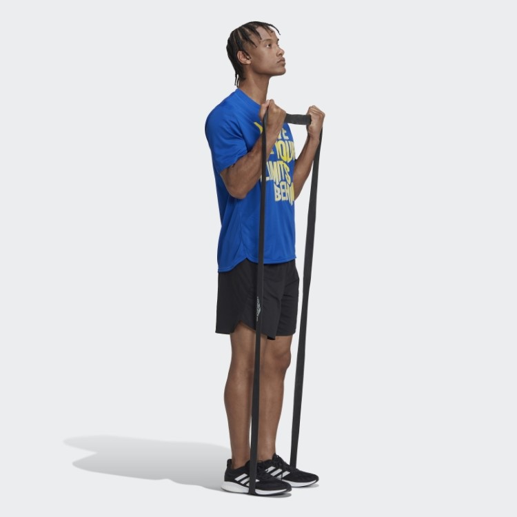 T-shirt De Treino Com Slogan Aeroready Hiit Azul Royal Desenhada Para O Movimento Adidas
