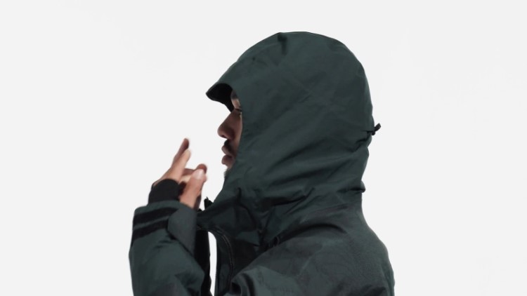 Terrex Jaqueta Com Estampa De Neve Isolada De 2 Camadas Verde Adidas
