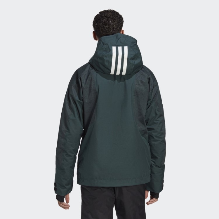 Terrex Jaqueta Com Estampa De Neve Isolada De 2 Camadas Verde Adidas