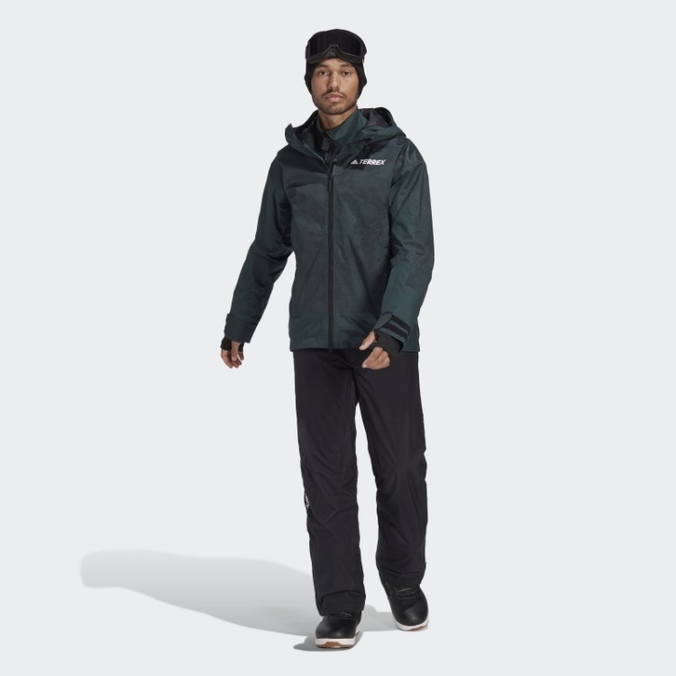 Terrex Jaqueta Com Estampa De Neve Isolada De 2 Camadas Verde Adidas