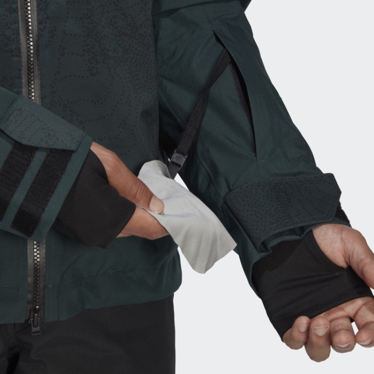 Terrex Jaqueta Com Estampa De Neve Isolada De 2 Camadas Verde Adidas