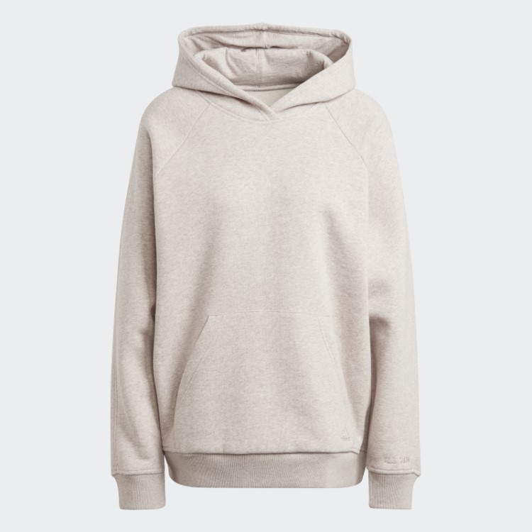Moletom Com Capuz Para Namorado De Lã Adidas All Szn Taupe Mel