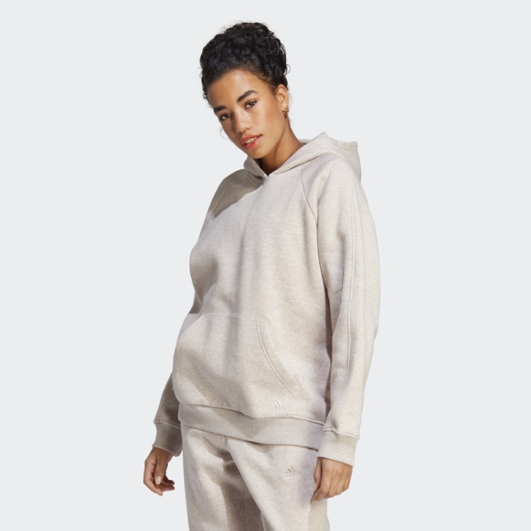 Adidas Taupe Mel All Szn Moletom Namorado De Lã